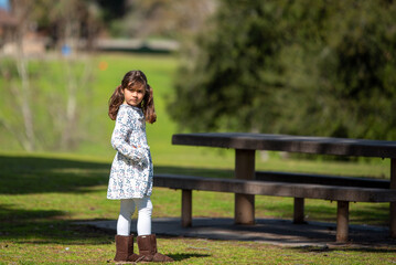 girl on the park