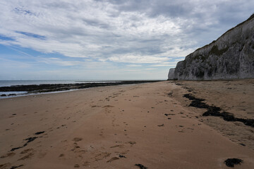 English beach and cliffs