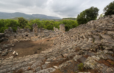 Fototapeta na wymiar Ruins of Phaselis, Turkey