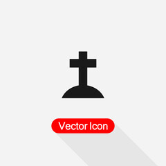 Graveyard Icon Vector Illustration Eps10