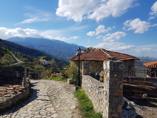 Górska wioska w Grecji