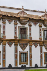 Fototapeta na wymiar View of Baroque Palacio de la Merced in Cordoba Plaza de Colon. Palacio de la Merced built in XVIII century; it was monastery of Mercedarian monks. Andalusia, Cordoba, Spain.