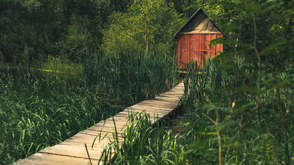 Domek na moczarach  © spacer.z.aparatem 