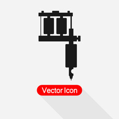Tattoo Machine Icon Vector Illustration Eps10