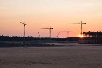 Tesla Baustelle Grünheide