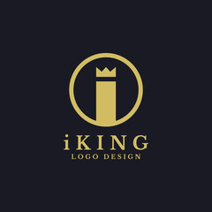 Initial I Letter Logo Vector Design