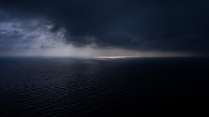 Fototapeta na wymiar Thunderstorm at the sea