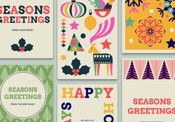 Season's Greetings Social Media Set