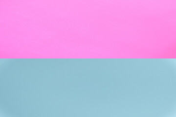 Obraz premium Two color walls texture for background, pink and lightblue