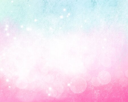 Pastel glitter vintage lights background. defocused. Dreamy colorful bokeh lights for backdrop. blur background.Concept from princess, Christmas, happy holiday, valentine, advertising, presentation	