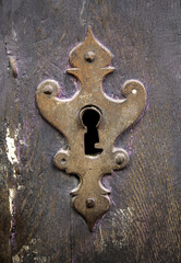 Iron lock door
