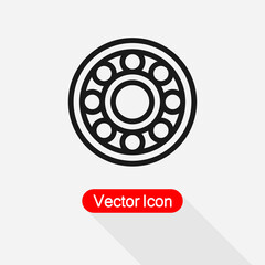 Ball Bearing Icon Vector Illustration Eps10
