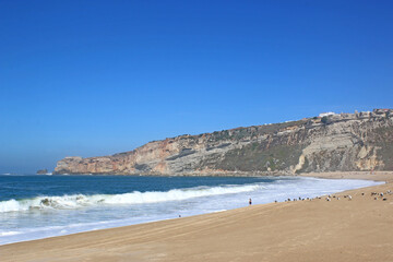 Fototapeta na wymiar Nazare Beach, Portugal