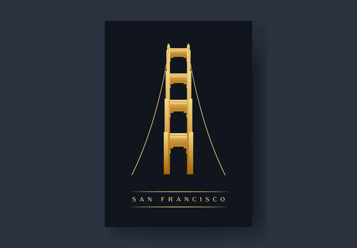 San Francisco Art Deco Card