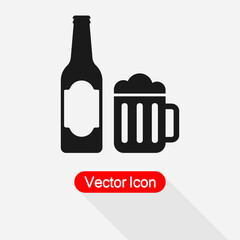 Beer Icon, Beer Icon Vector Illustration Eps10