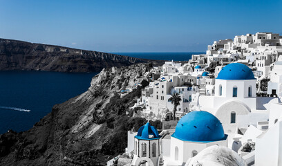 Perfect Santorini View from Oia Village