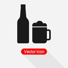 Beer Icon, Beer Icon Vector Illustration Eps10
