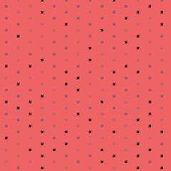 Abstract Color Halftone Dots generative art background illustration