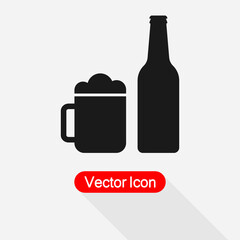 Beer Icon, Beer Icon Vector Illustration Eps10