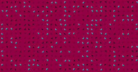 Abstract Color Halftone Dots generative art background illustration