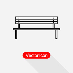 Bench Icon Vector Illustration Eps10