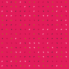 Abstract Color Halftone Dots generative art background illustration