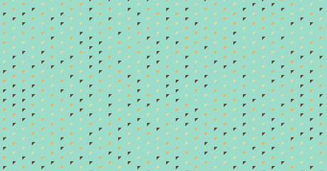 Abstract Color Halftone Dots generative art background illustration