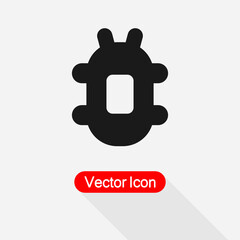 Bug Icon Vector Illustration Eps10