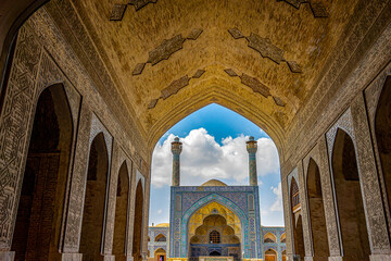 Iran, city of Isfahan,  the famous Jameh Mosque