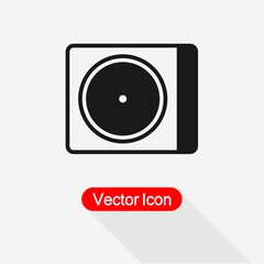 CD Album Icon Vector Illustration Eps10