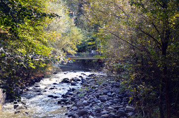Georgia Republic - Borjomi Creek Bridge