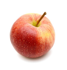 Fresh red apples isolated on white background 