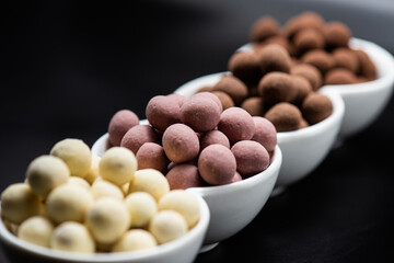 Set of sweets at the wedding banquet reception
