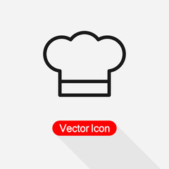 Chef Hat Icon Vector Illustration Eps10