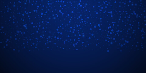 Magic stars random Christmas background. Subtle fl