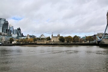 Fototapeta premium A view of the Tower of London