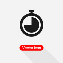 Clock Icon Vector Illustration Eps10