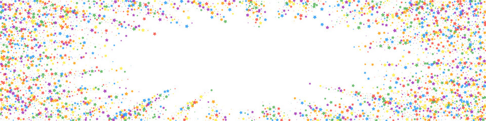 Festive great confetti. Celebration stars. Childis