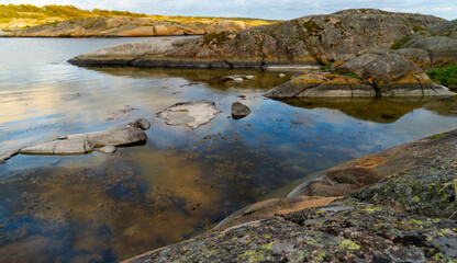 Fototapeta na wymiar Rezerwat przyrody Maerrapanna w Norwegii w okolicy miejscowości Gressvik w Norwegii