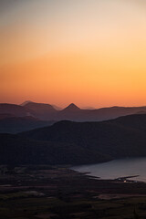 sunset at mugla