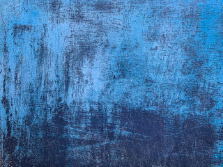 Rusted grunge blue metal texture with scratches 