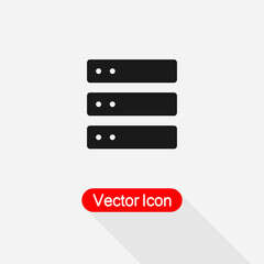 Obraz premium Data Storage Icon Vector Illustration Eps10