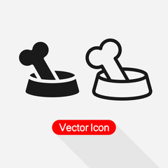 Dog Bone Icon Vector Illustration Eps10