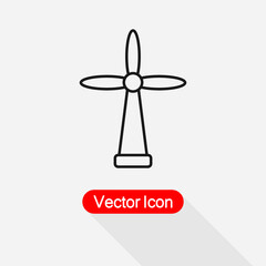 Eco Turbine Icon Vector Illustration Eps10