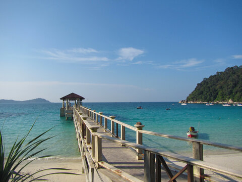 Jetty at Pulau Perhentian, Malaysia