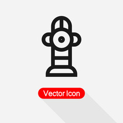 Fire Hydrant Icon Vector Illustration Eps10