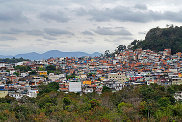 Favela in Rio de Janeiro, Brazil 