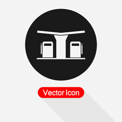Gas Station Icon Fuel Icon, Fuel Gas Station icon, Car petrol Pump Icon Vector Illustration Eps10