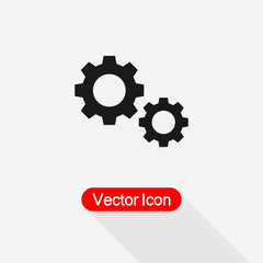 Gear Icon, Cog wheel Icon,Mechanism Icon Vector Illustration Eps10