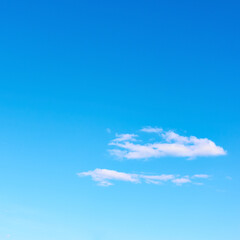 Clouds in the blue sky